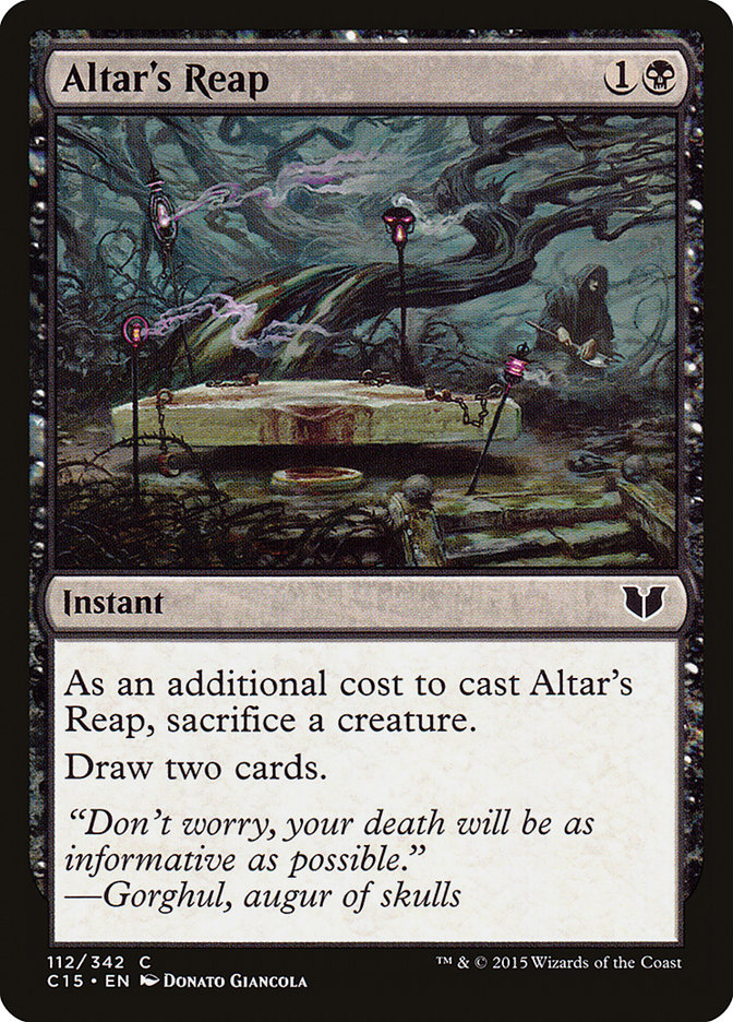 Récolte de l'autel [Commander 2015]