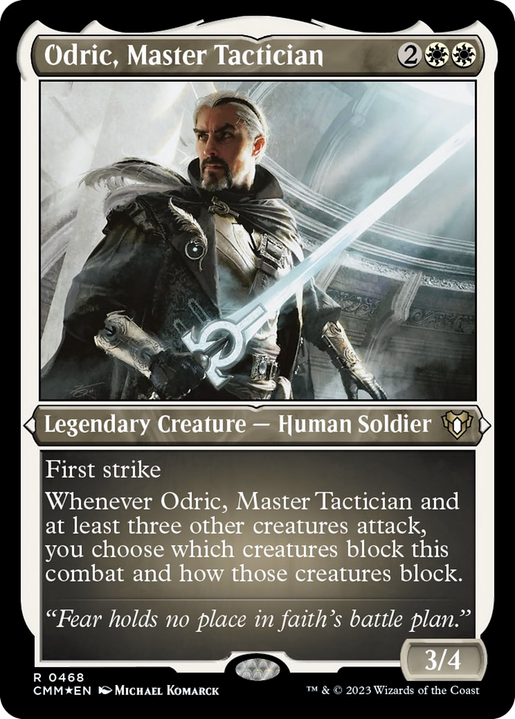 Odric, Maître tacticien (gravé à l'acide) [Commander Masters]