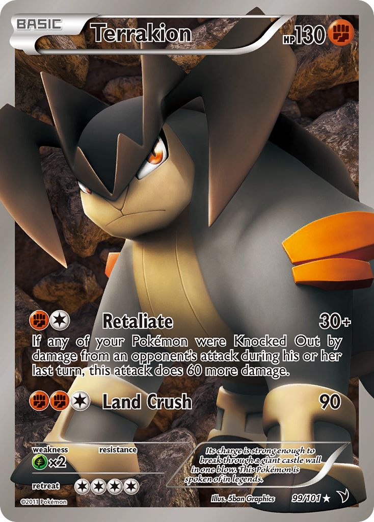 Terrakion (99/101) [Negro y Blanco: Victorias Nobles]