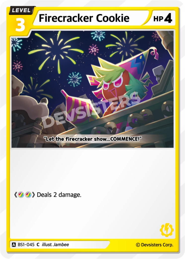 Image for Firecracker Cookie (BS1-045) (BS1) - CookieRun: Braverse TCG