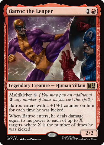 Batroc el Saltador (Surge Foil) [Marvel Super Heroes Commander]