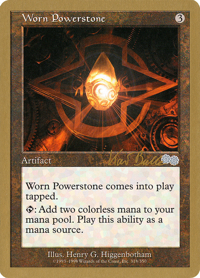 Powerstone desgastada (Kai Budde) [World Championship Decks 1999]