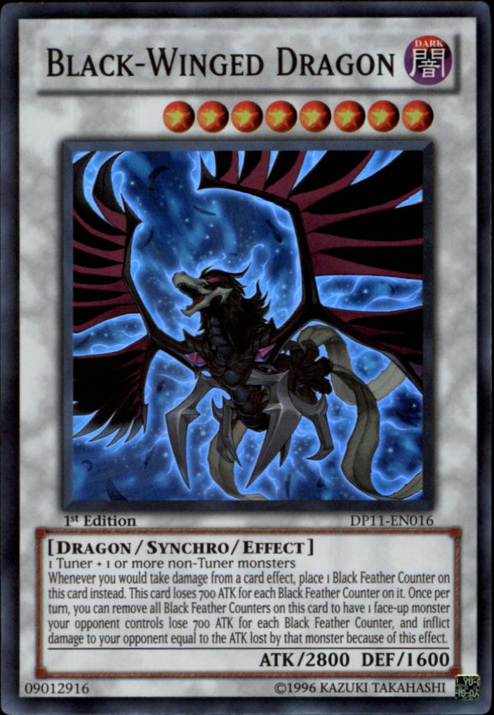 Dragon Ailé Noir [DP11-FR016] Super Rare