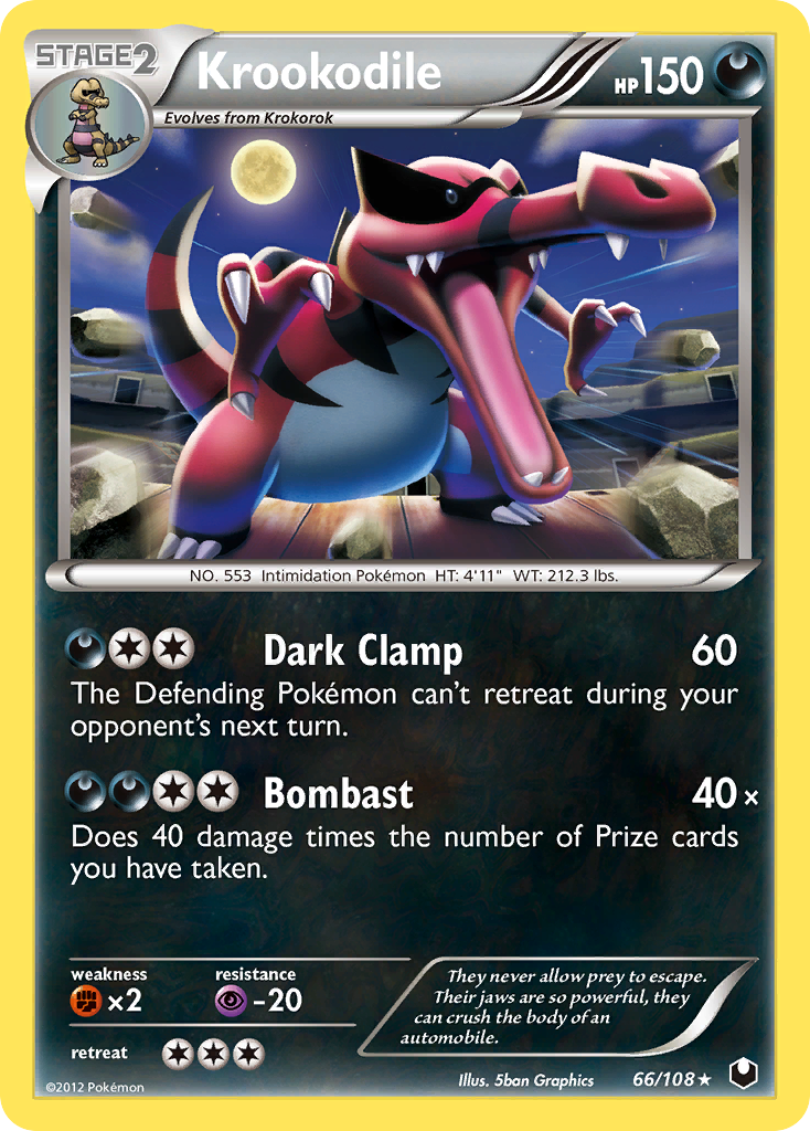 Krookodile (66/108) [Negro y Blanco: Exploradores Oscuros]