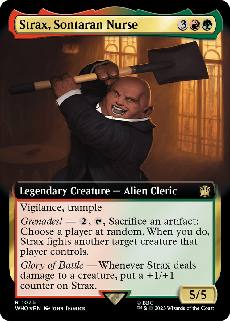 Strax, infirmier Sontaran (Extended Art) (Surge Foil) [Doctor Who]