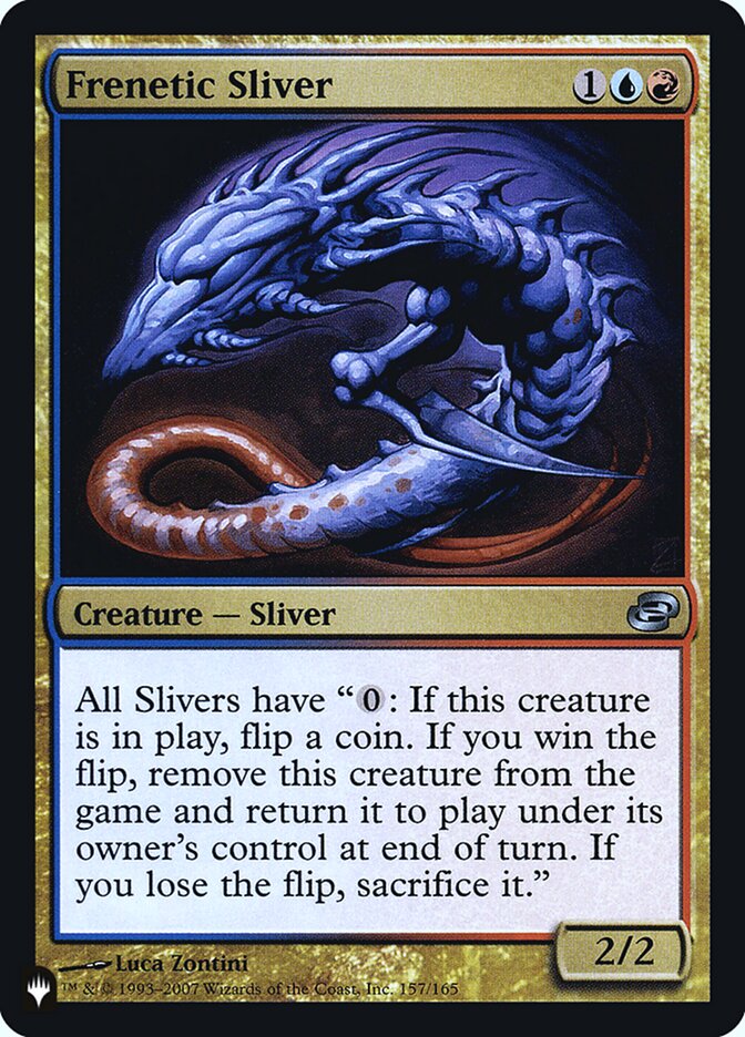 Frenetic Sliver [Secret Lair: Pile ou face, la défaite est pour toi]