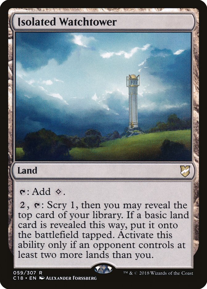 Atalaya Aislada [Commander 2018]