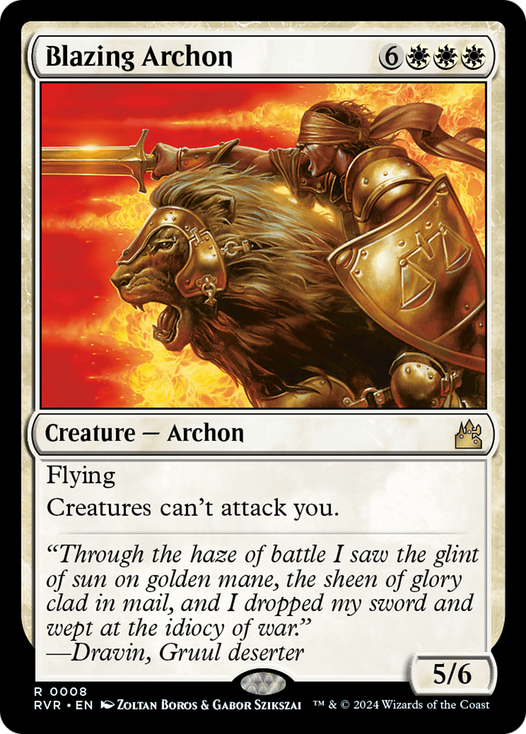 Archon flamboyant [Ravnica Remastered]