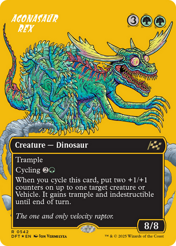 Agonasaurio Rex (Sin Bordes) (Foil Primer Lugar) [Corriente Etérica]