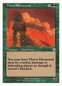 Elemental espinoso (tamaño grande) [Cartas de tamaño grande]