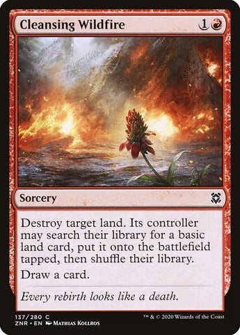 Incendio purificador [Zendikar Rising]