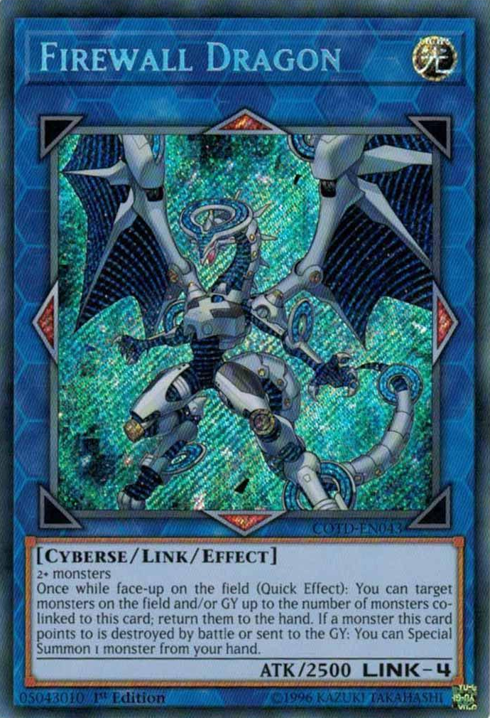 Firewall Dragon [COTD-SP043] Secret Rare