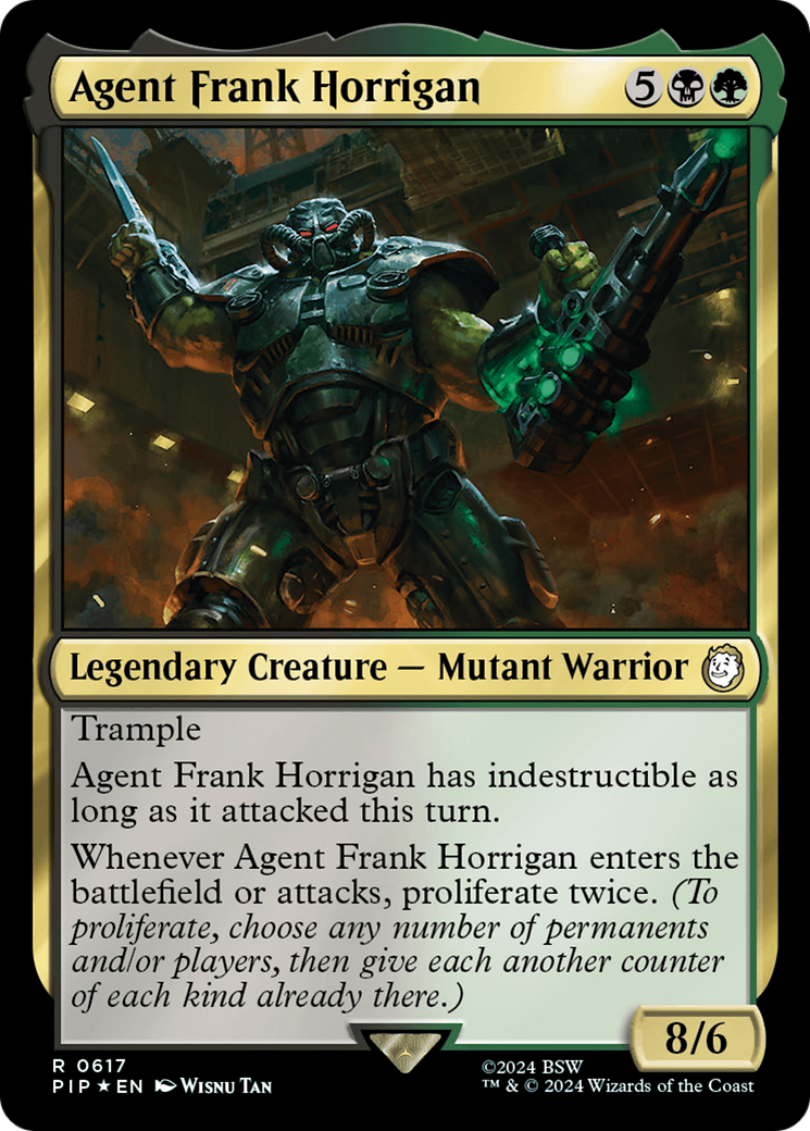 Agent Frank Horrigan (Feuille texturée) [Fallout]