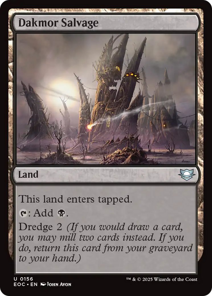 Récupération de Dakmor [Commander : Limite des Éternités]