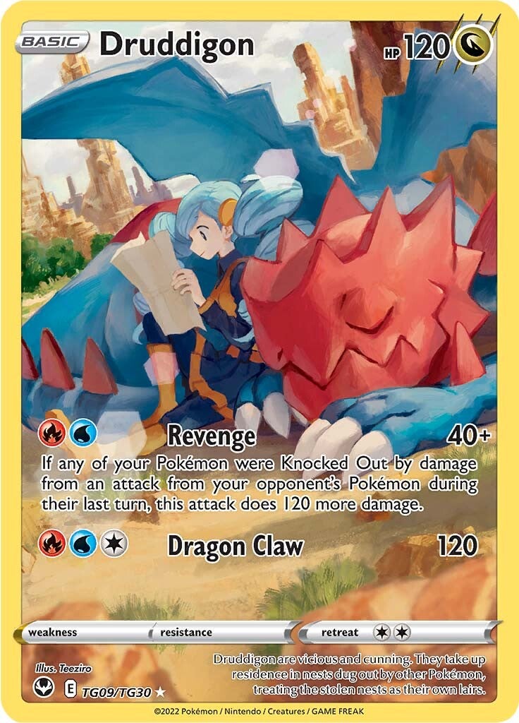 Druddigon (TG09/TG30) [Espada y Escudo: Tempestad Plateada]