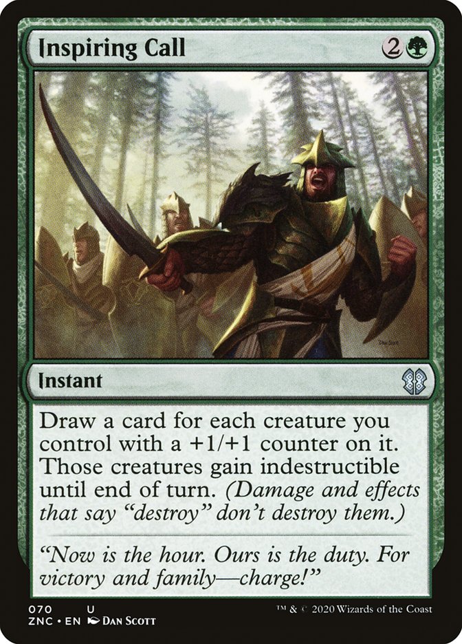 Appel inspirant [Commandant Zendikar Rising]