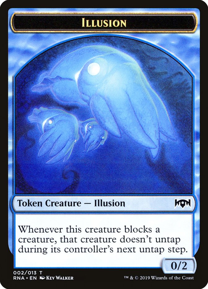 Jeton Illusion [Jetons Allégeance de Ravnica]