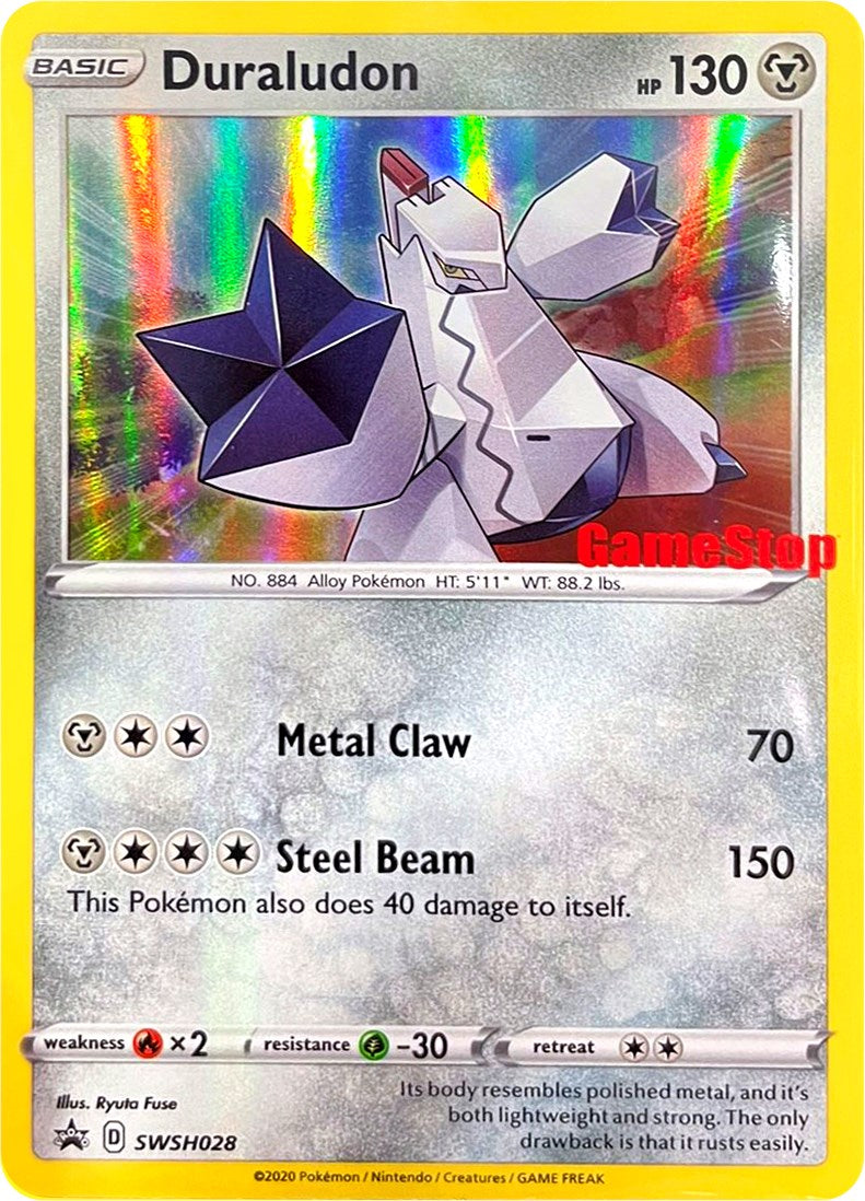 Duraludon (SWSH028) (exclusivo de GameStop) [Espada y Escudo: Promos de la Estrella Negra]