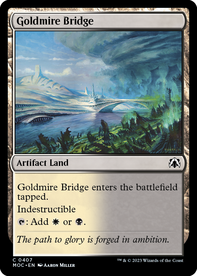 Puente de Goldmire [Marcha de las máquinas Commander]