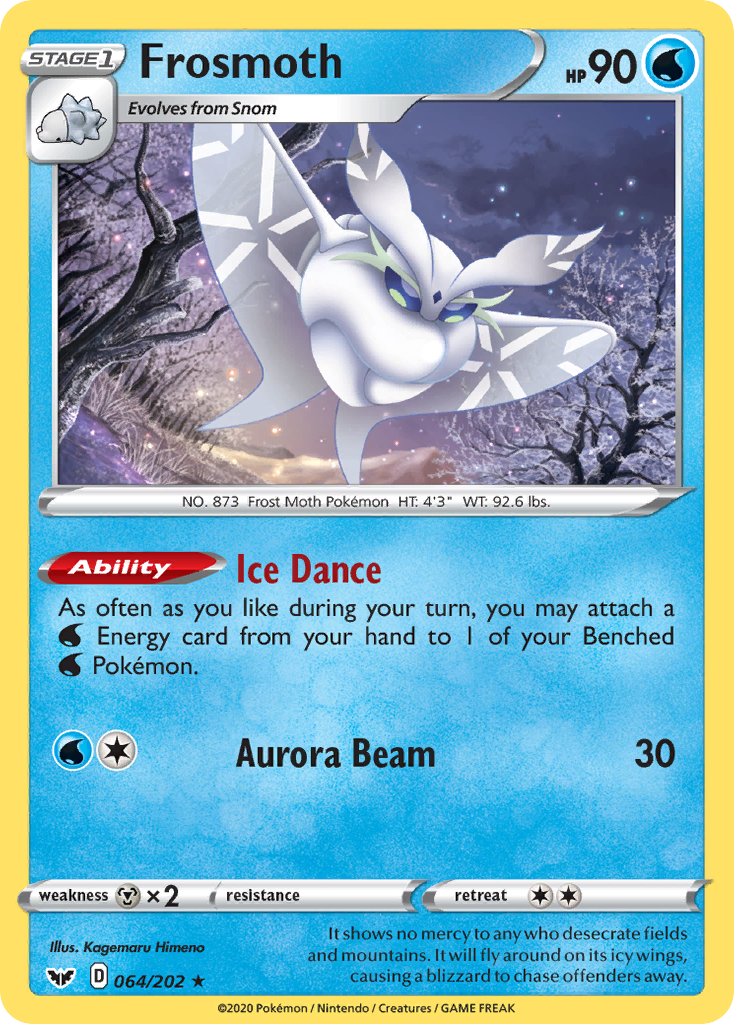 Frosmoth (064/202) (Exclusiva Mazo Temático) [Espada y Escudo: Set Básico]