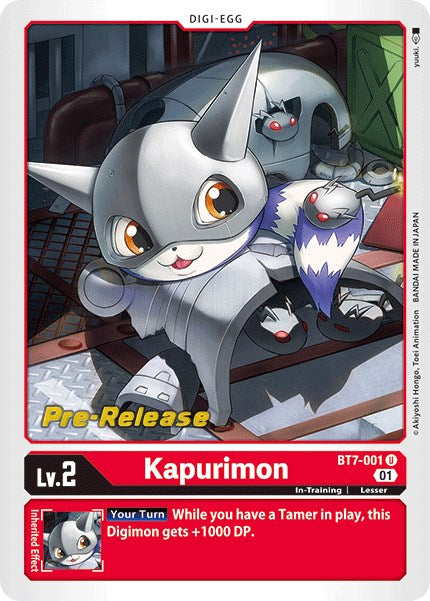 Kapurimon [BT7-001] [Cartas de pre-lanzamiento de Next Adventure]