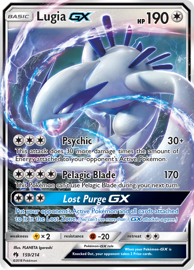 Lugia GX (159/214) [Sol y Luna: Truenos Perdidos]