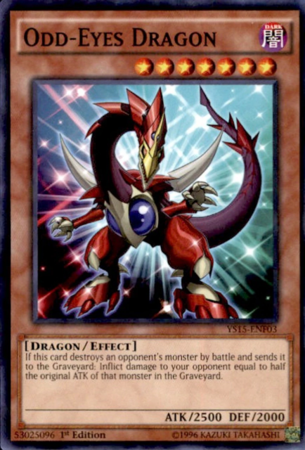 Dragon Pendule aux Yeux Impairs [YS15-FRF03] Shatterfoil Rare