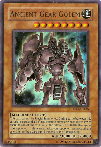 Golem Rouages Ancients [DR3-EN186] Ultra Rare