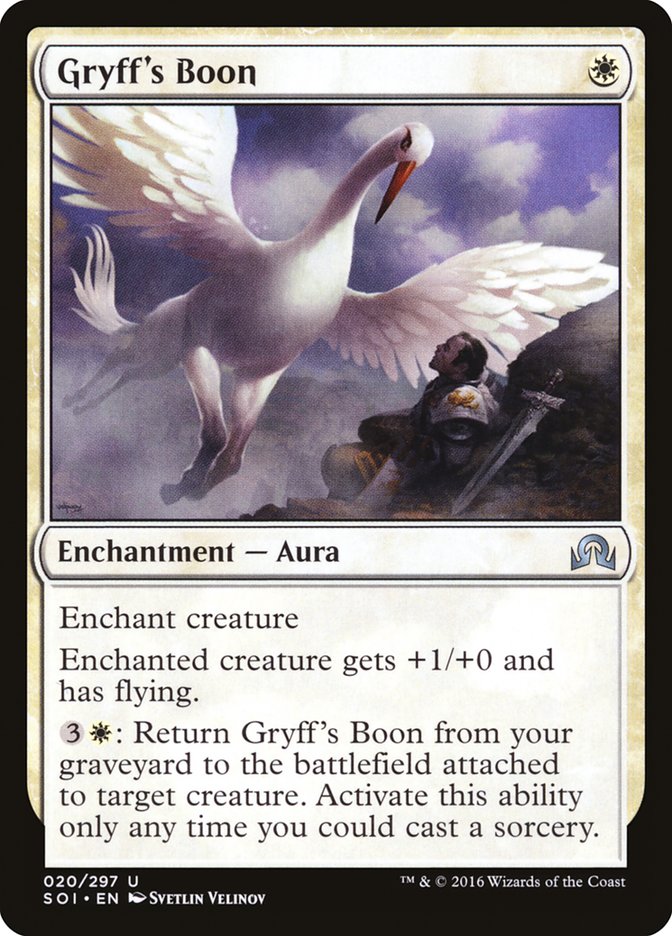 Bénédiction de Gryff [Ténèbres sur Innistrad]