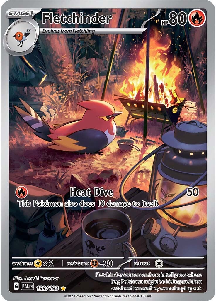 Fletchinder (199/193) [Escarlata y Púrpura: Evolución en Paldea]