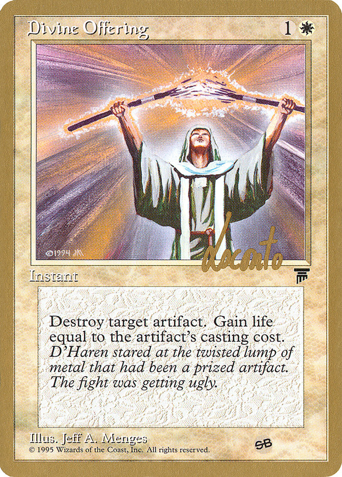 Offrande divine (Michael Loconto) (RA) [Pro Tour Collector Set]