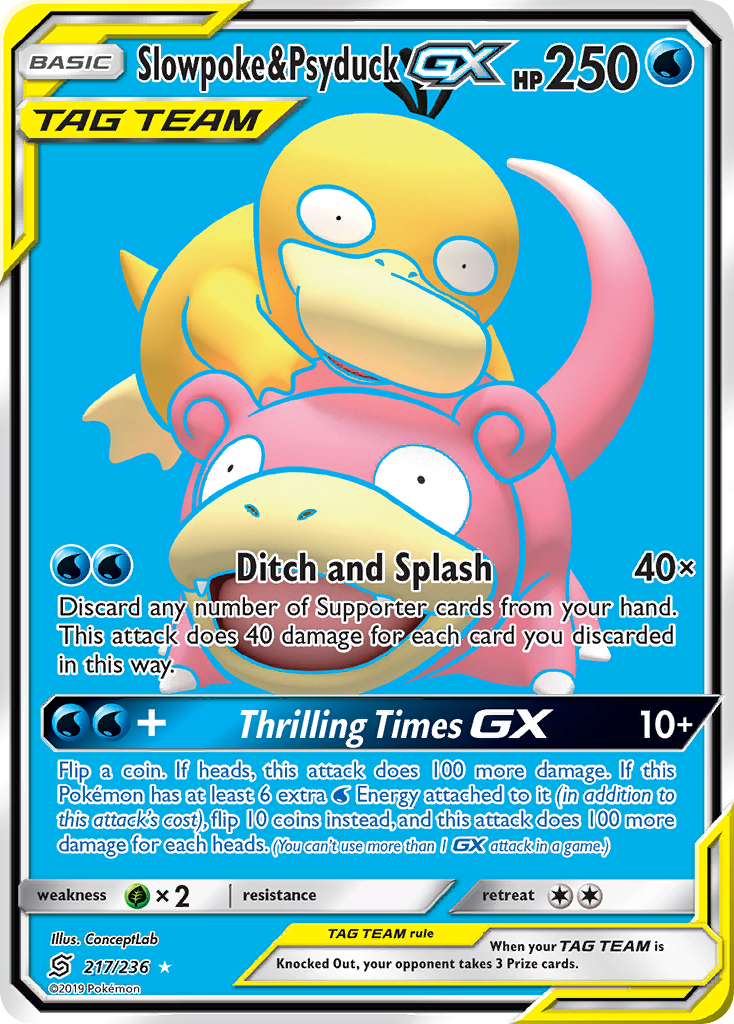Ramoloss et Psykokwak GX (217/236) [Soleil et Lune : Harmonie des Esprits]