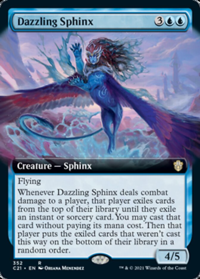 Sphinx éblouissant (Extended Art) [Commander 2021]