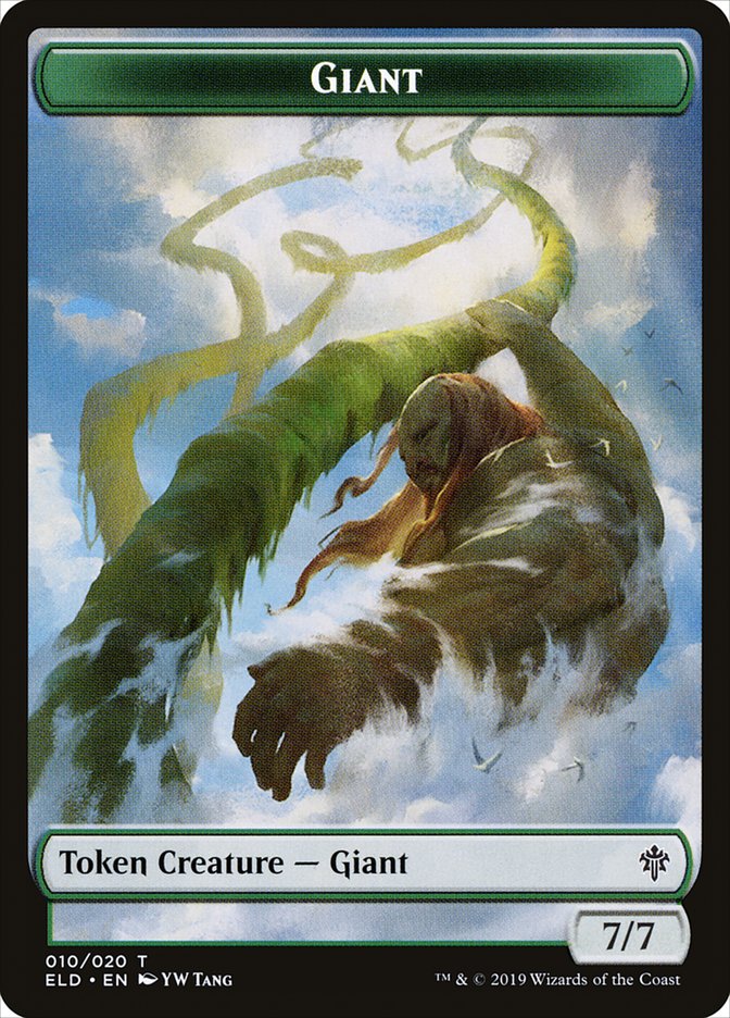Ficha de Gigante [Tokens de El Trono de Eldraine]