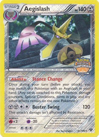 Aegislash (85/146) (Promo Campeonato Regional) [XY: Set Básico]