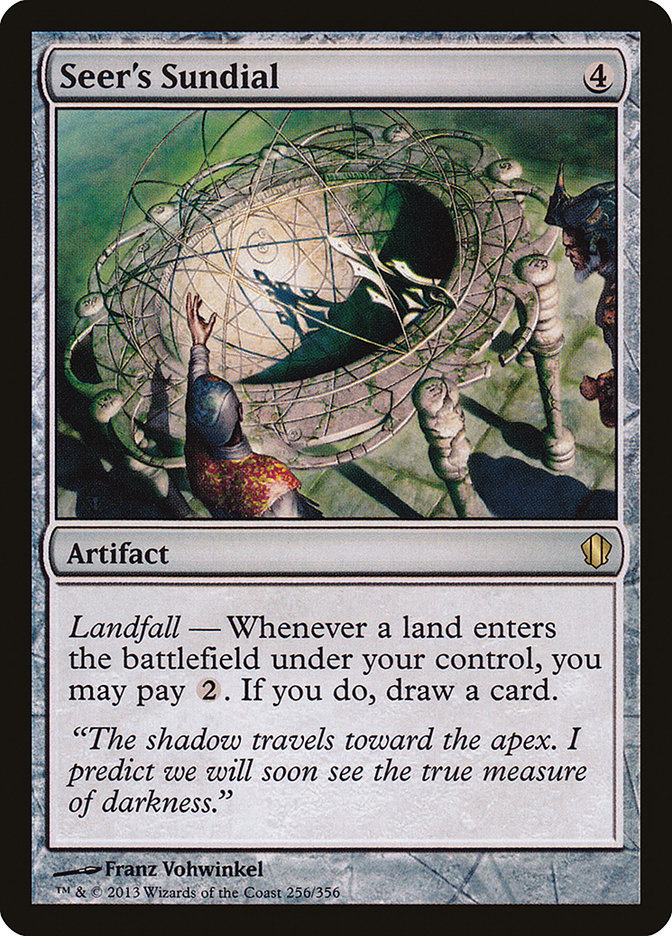 Cadran solaire du voyant [Commander 2013]