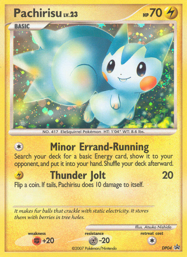 Pachirisu (DP04) [Diamant & Perle : Promos Étoile Noire]