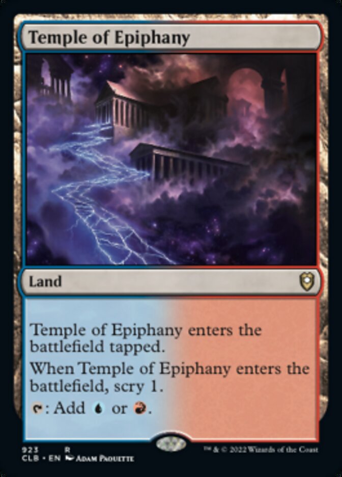 Templo de la Epifanía [Commander Legends: Battle for Baldur's Gate]