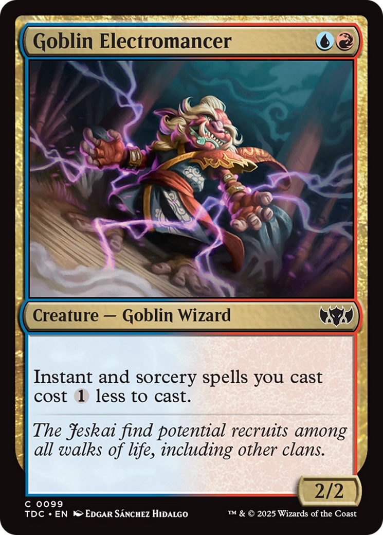 Gobelin électromancien [Commander Tarkir : Tempête de dragons]