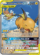 Raichu & Raichu d'Alola GX (221/236) [Soleil et Lune : Harmonie des Esprits]