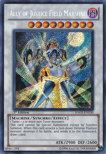 Allié de la Justice Maréchal de Camp [HA02-FR030] Secret Rare