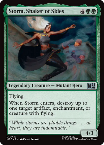 Storm, Agitadora de Cielos [Commander de Marvel Superhéroes]