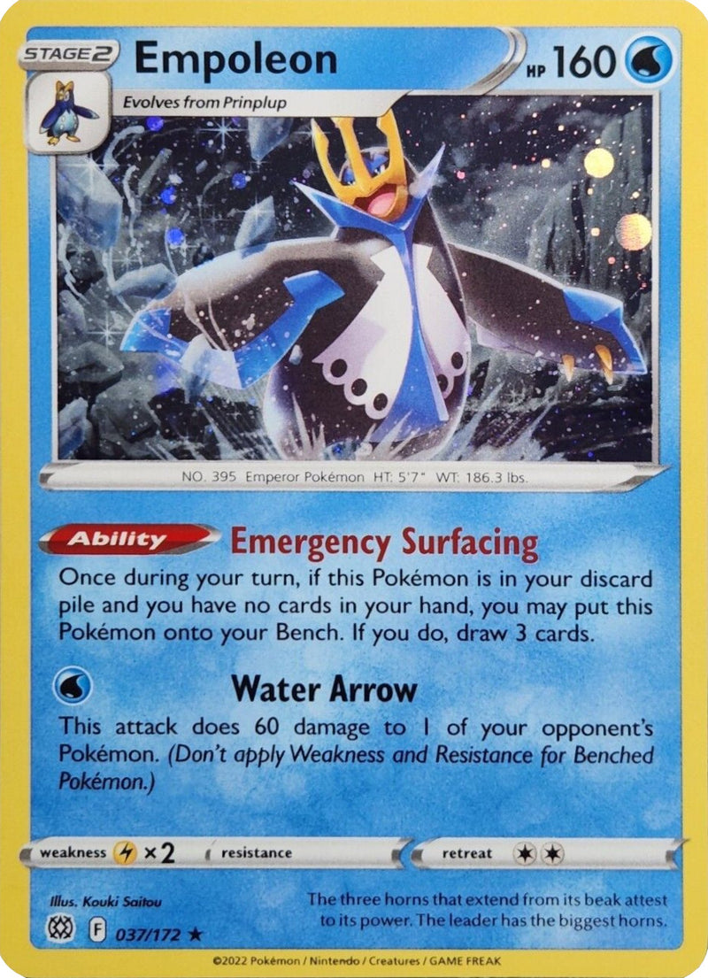 Empoleon (037/172) (Cosmos Holo) [Espada y Escudo: Astros Brillantes]