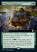 Visions de dominance (Illustration étendue) [Innistrad: Chasse de minuit Commander]