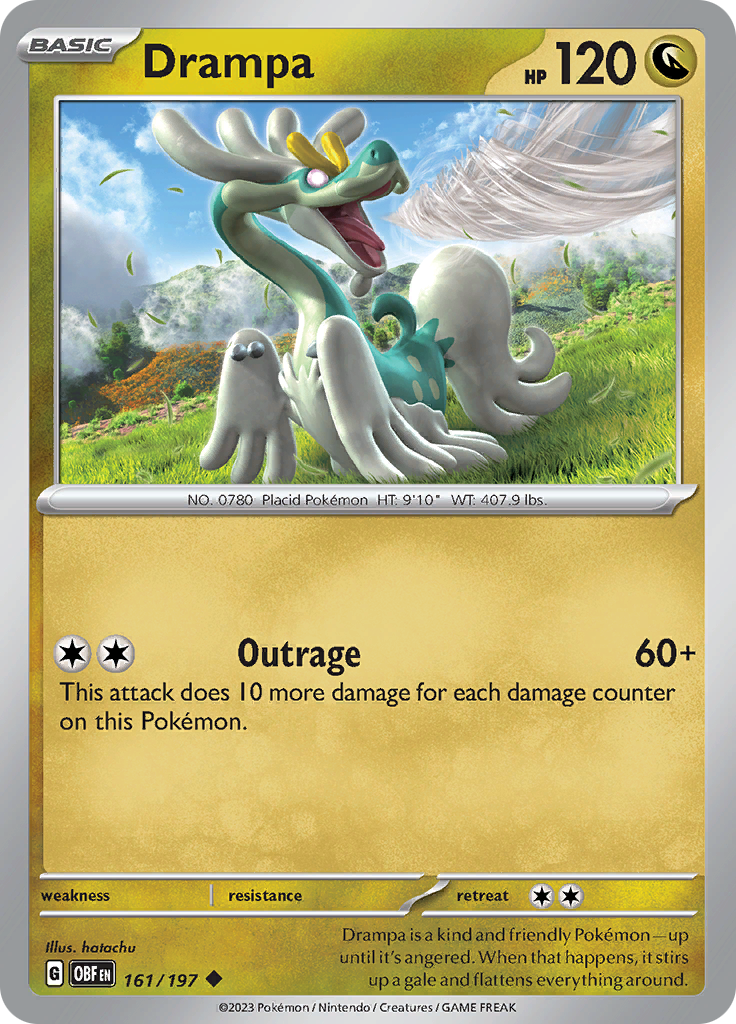 Drampa (161/197) [Escarlata y Púrpura: Llamas de Evolución]