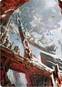 Carta de Arte Montaña 3 [Serie de Arte de Zendikar Rising]