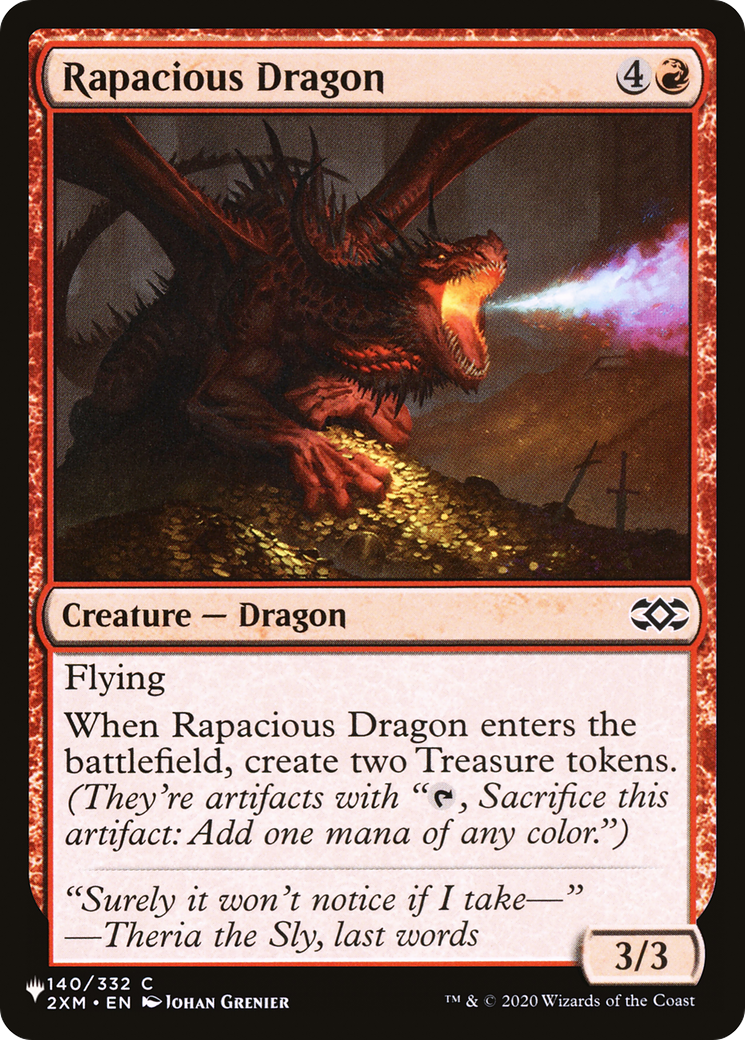 Dragon Rapace [La Liste]