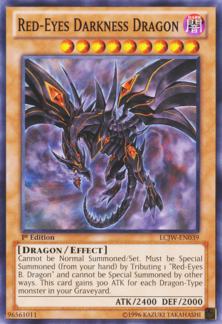 Dragon Noir aux Yeux Rouges D'Ombre [LCJW-FR039] Commune