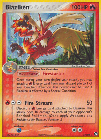Blaziken (5/108) [EX: Guardianes del Poder]