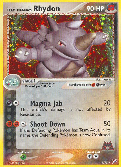 Rhinocorne du P. Magma (11/95) [EX : Team Magma vs Team Aqua]